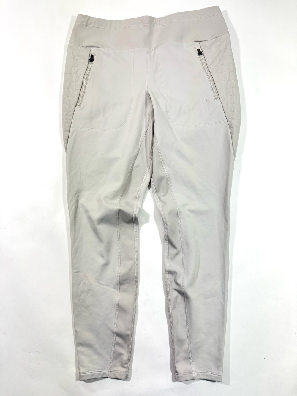 Athleta Peak Hybrid Fleece Pants Birch Grey